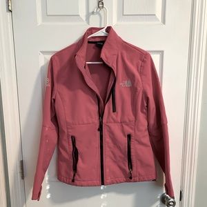 Hot pink north face